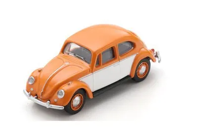 Produktbild von Schuco 451640019 - 1:64 VW Käfer Orange/Weiß - Neu