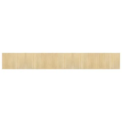 Immagine prodotto di vidaXL Tappeto rettangolare naturale chiaro 70x500 cm Bambù