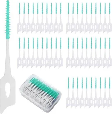 Produktbild von Famanu Interdentale Bürsten - Effektive Reinigung - 220 Stück - Grün