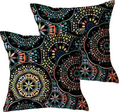 Produktbild von 2er-Pack dekorative Kissenbezüge aus Plüsch, 45cm, Kissenbezüge, Kissenbezüge, Heimdekoration, Kissenbezug für Couch, Schlafsofa, Wohnzimmer