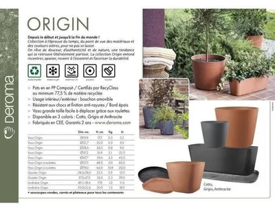 Image de Soucoupe - DEROMA - Origine - 67 x h6 cm - Anthracite