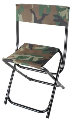 Productafbeelding van Verk 01671 2-in-1 opvouwbare campingstoel in camouflageprint