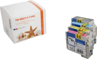 Produktbild von [ MultiPack ] Tinte/Tintenpatrone 4.2-C13T34764010-MULTI kompatibel mit Epson C13T34764010-MULTI [ 34XL ]
