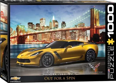Produktbild von 1000 Teile Puzzle Corvette Z 06 in New York