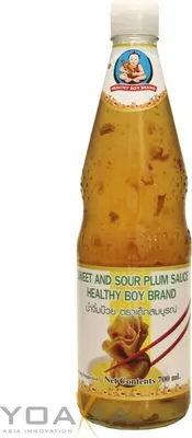 Immagine prodotto di Healthy Boy Dek Som Boon salsa di prugne salsa di condimento agrodolce 700ml