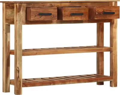 Produktbild von Sideboard mit 3 Schubladen 110x30x80 cm Massivholz