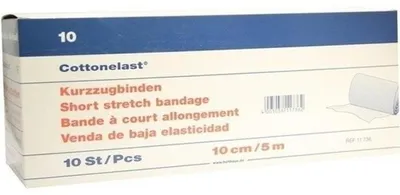 Immagine prodotto di Cotoneelast bendaggio corto 10 cm x 5 m, 10 pz. Benda