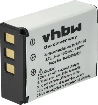 Produktbild von vhbw Akku kompatibel mit Medion Life X47023, MD86423, MD86695, P47011 Videokamera Camcorder (1300 mAh, 3,7 V, Li-Ion)