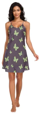 Produktbild von Damen Satin-Unterkleid mit V-Ausschnitt, ärmellos
