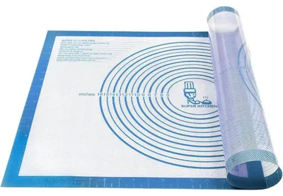 Produktbild von Backunterlage Silikon 71x51cm Blau Antihaft BPA Frei