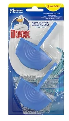 Produktbild von Duck, Zawieszka do toalet Aqua Blue 4w1, 2 x 36 g