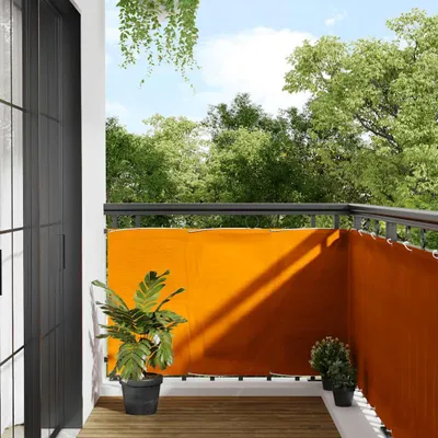 Obrázek produktu pro Maison Exclusive – balkonová zástěna, oranžová, 90 x 800 cm, 100 % polyester (Oxford)