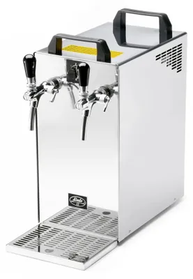 Immagine prodotto di Spillatore birra, Dispenser birra, Macchina per birra con pompa a membrana Kontakt 40/K 2-linee, 50 litri/h - Green Line