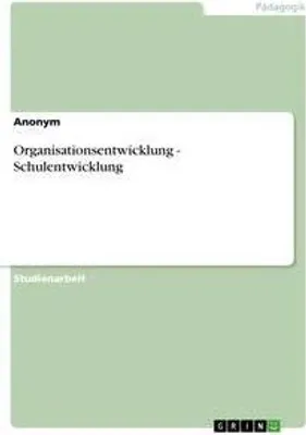 Produktbild von Organisationsentwicklung - Schulentwicklung
