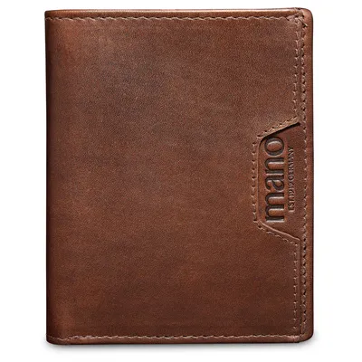 Produktbild von mano Leder Kartenetui Don Marco Card Holder Darkbrown dunkelbraun