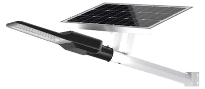 Produktbild von ENOVALITE LED Solar-Straßenleuchte 4300 lm kaltweiß schwarz IP65 dimmbar