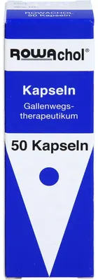 Produktbild von ROWAchol Kapseln Gallenwegstherapeutikum, 50 St. Kapseln