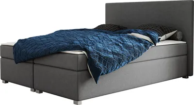 Produktbild von MIRJAN24 Boxspringbett Simple, Stilvoll Polsterbett, Modern Doppelbett, Schlafzimmer (Farbe: Rico 23, Größe: 160x200 cm)