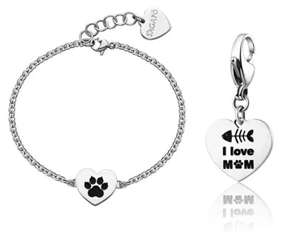 Produktbild von Herz-Armband mit Me +  You-Anhä nger SEY24