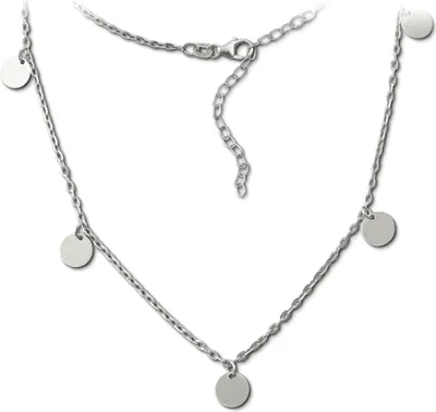 Produktbild von SilberDream Halskette 925 Sterling Silber 38cm Orient Schmuck silber D2SDK29538J