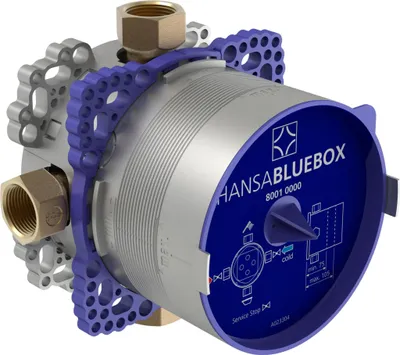Produktbild von Hansa Bluebox Grundeinheit mit Vorabsperrung, 1 Stk.