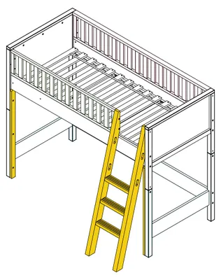 Produktbild von Bopita Nordic Treppe Schräg | Möbel Zubehör