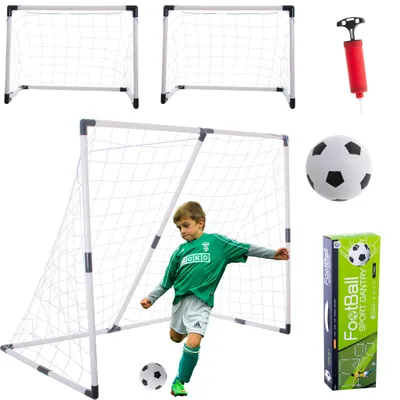 Zdjęcie produktu dla Bramka piłkarska do piłki nożnej dla dzieci 2w1 143x110x70cm
