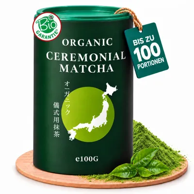 Produktbild von myMatcha Ceremonial Grade Matcha Pulver aus Japan – 100g (AT-BIO-301)