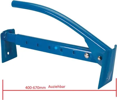 Produktbild von Stahlkaiser wird entfernt. Übersetzung in Deutsch: Stahlkaiser Steckzange / Steckhalter 400 - 670 mm