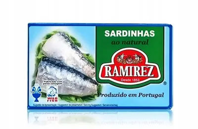 Produktbild von Ramirez Sardinen in eigenem Saft – 125g Dose, naturbelassen & proteinreich