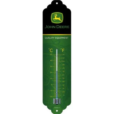 Image de Nostalgic-Art - Thermomètre rétro en métal Intérieur analogique - Logo John Deere #3