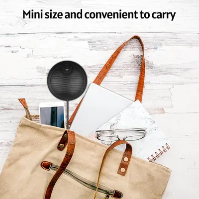 Immagine prodotto di Microfono a condensatore da tavolo USB, microfono omnidirezionale a 360° con cavo da 2 metri per videoconferenze al computer, insegnamento online, registrazione di giochi, interviste
