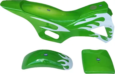 Produktbild von Verkleidungs SET Grün Mini Cross 49 ccm Dirt Bike Pit Bike HMParts
