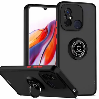 Immagine prodotto di Per Xiaomi Redmi 11A / 12C / Poco C55 / PC Design Ring Magnet Cover Custodia del telefono cellulare casi protettivi nuovo