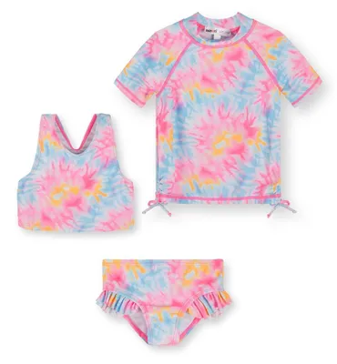 Minoti UV-Shirt Rosa für Mädchen, Vorderansicht 2