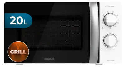 Mikrowelle mit Grill, 700 W, 20 l, 3Dwave-Technologie, Timer