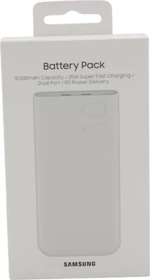 Produktbild von Samsung Battery Pack 10.000 mAh - 25 Watt Schnellladung - 2x USB-C - Beige