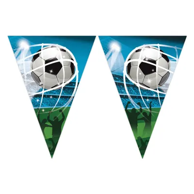 Immagine prodotto di Bandiera di carta lineatifosi di calcio, 3MTR.