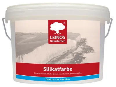Produktbild von LEINOS Silikatfarbe 2,5 l für Wände & Decken innen, schimmelvorbeugend