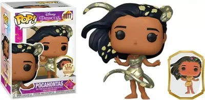 Obrázek produktu pro Funko POP! Ultimate Princess Collection - Pocahontas (Gold) s odznakem