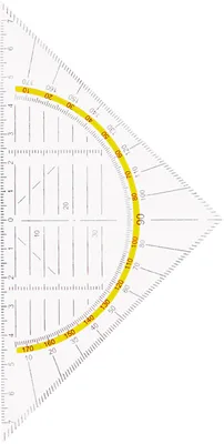 Produktbild von 10x Geo-Dreieck Geometriedreieck biegsam