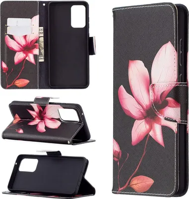 Produktbild von König Design Hülle kompatibel mit Samsung Galaxy A72 5G Kunstleder Handyhülle - Handy Case Schwarz
