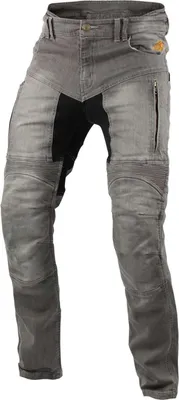 Produktbild von Trilobite Damen Motorradjeans Parado, Hellgrau, L32, 30