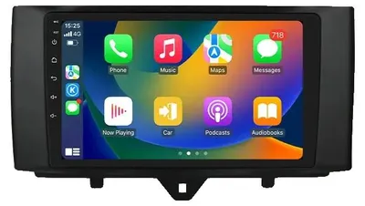 Obrázek produktu pro CarPlay, vylepšené audio funkce, navigační systém, kompatibilní s audiosystémem vozů Smart Fortwo z let 2011-2015, P3CP