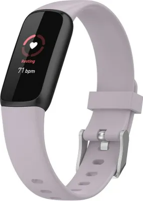 Produktbild von Strap-it Fitbit Luxe Silikonarmband (Lavendel) - Große: S/M