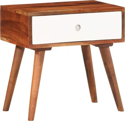 Produktbild von "im  " Beistelltisch 45x30x45 cm Massivholz Akazie - Kaffeetisch CC18562