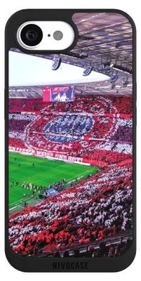 Produktbild von NIVOCASE Handyhülle für Apple iPhone 17e  Hülle NIVOpure Case Schwarz FC Bayern München FCB Stadion