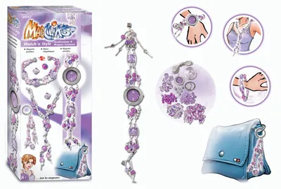 Produktbild von Magnetschmuck - Uhr Lila