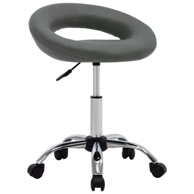 Produktbild von VidaXL 323668, Baumwolle, Kunstleder, Polyester, Stahl, Grau, 110 kg, 1 Stück(e)