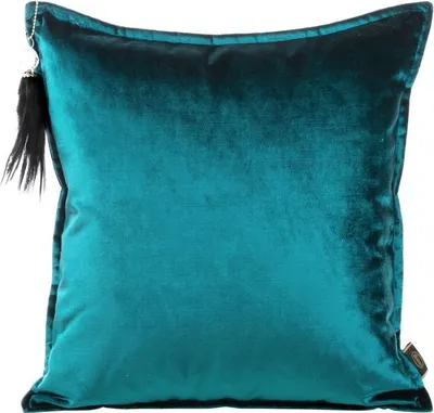 Produktbild von Eurofirany 396766, Türkis, Polyester, Einfarbig, 340 g/m², 45 x 45 cm, 250 g